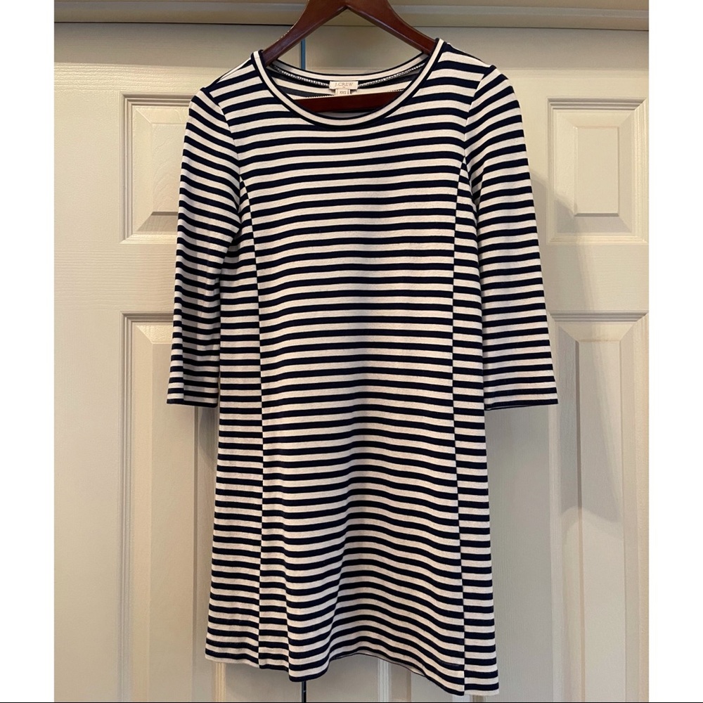 J. Crew Stripe Cozy mini dress